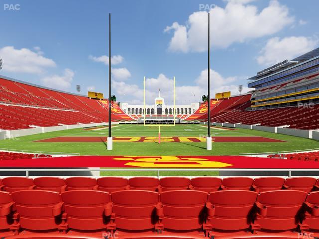 Los Angeles Memorial Coliseum - Section 114 Seat View