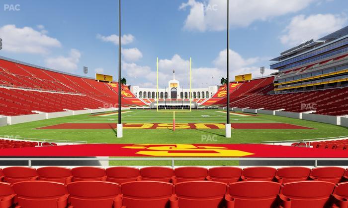 Los Angeles Memorial Coliseum - Section 114 Seat View