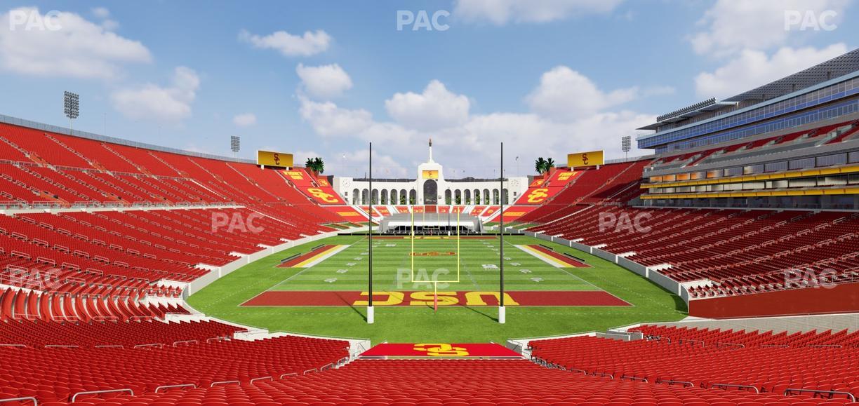 Los Angeles Memorial Coliseum - Section 114 Seat View