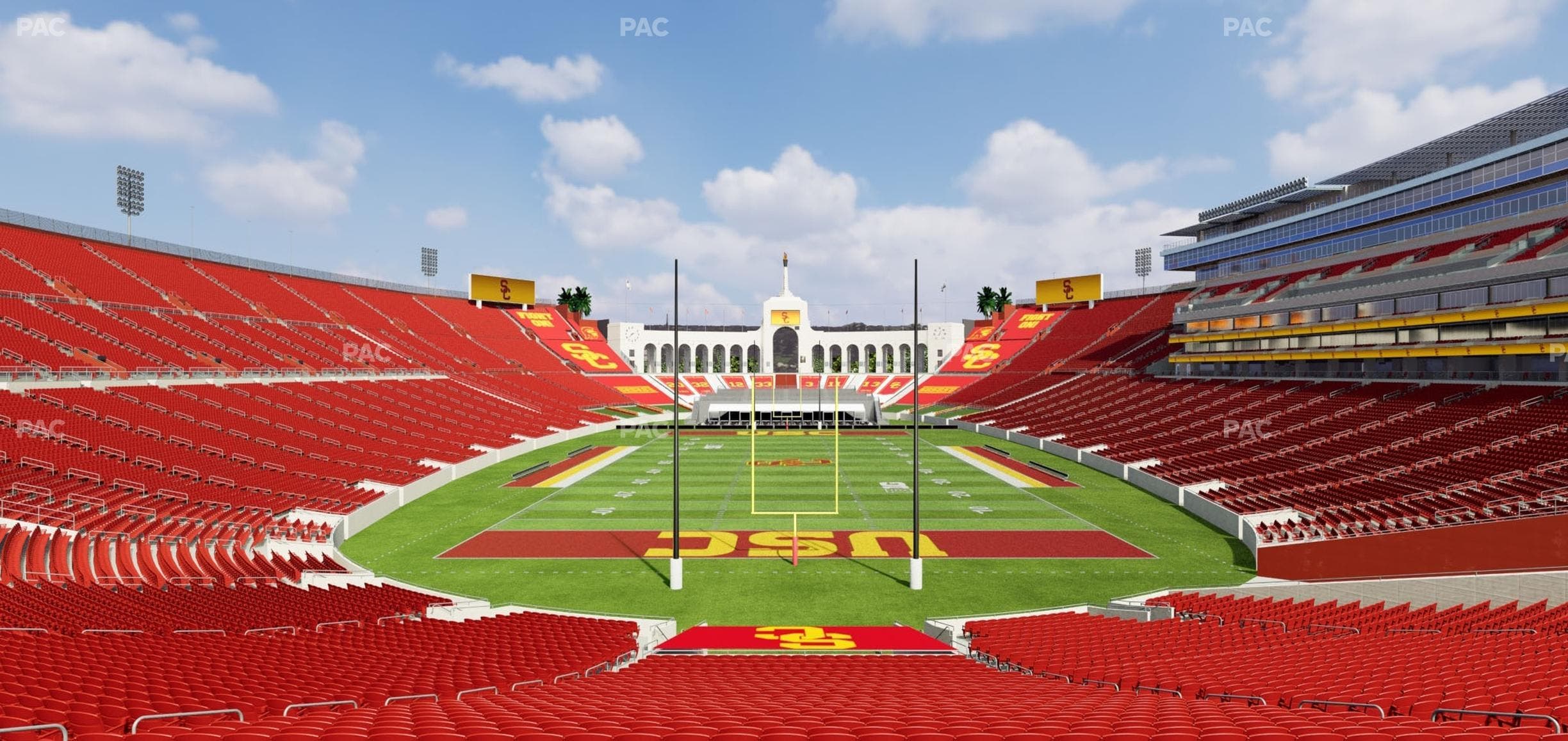 Los Angeles Memorial Coliseum - Section 114 Seat View