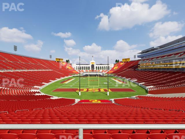 Los Angeles Memorial Coliseum - Section 114 Seat View