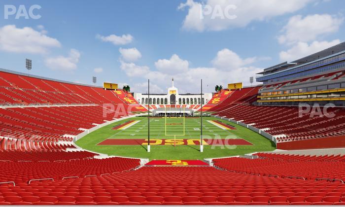 Los Angeles Memorial Coliseum - Section 114 Seat View