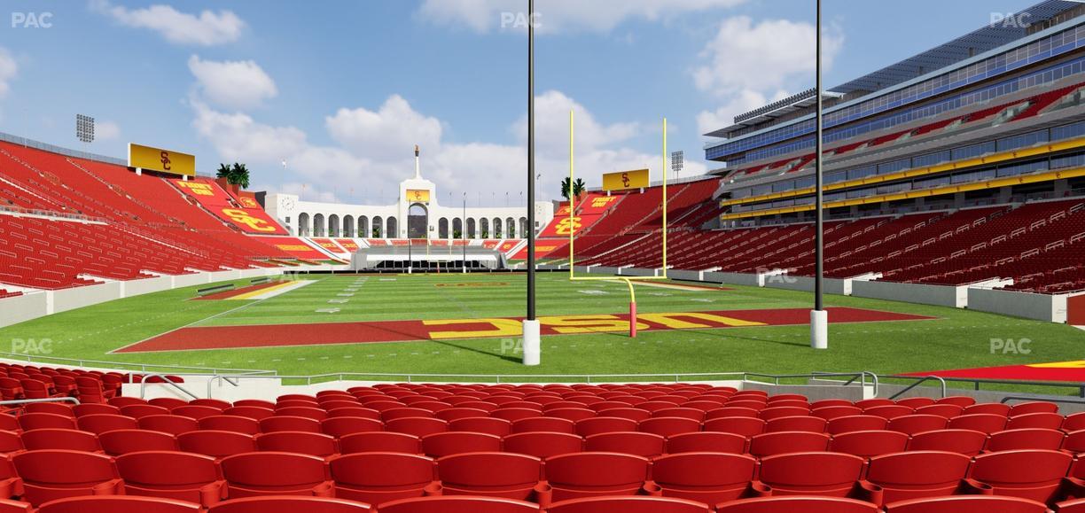 Los Angeles Memorial Coliseum - Section 115 Seat View