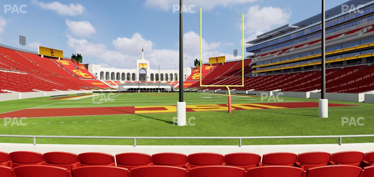 Los Angeles Memorial Coliseum - Section 115 Seat View