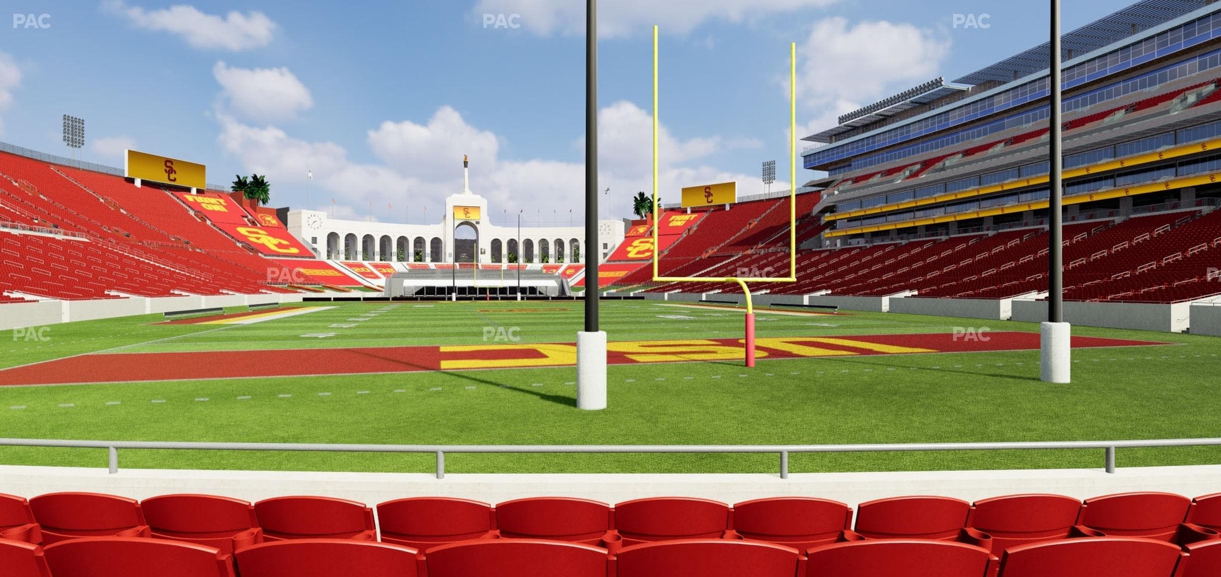 Los Angeles Memorial Coliseum - Section 115 Seat View