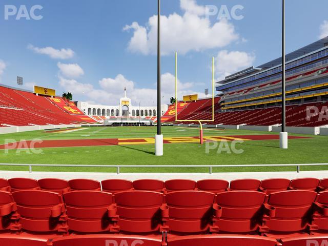 Los Angeles Memorial Coliseum - Section 115 Seat View