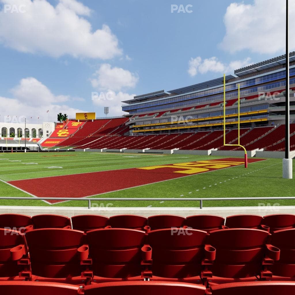 Los Angeles Memorial Coliseum - Section 117 Seat View