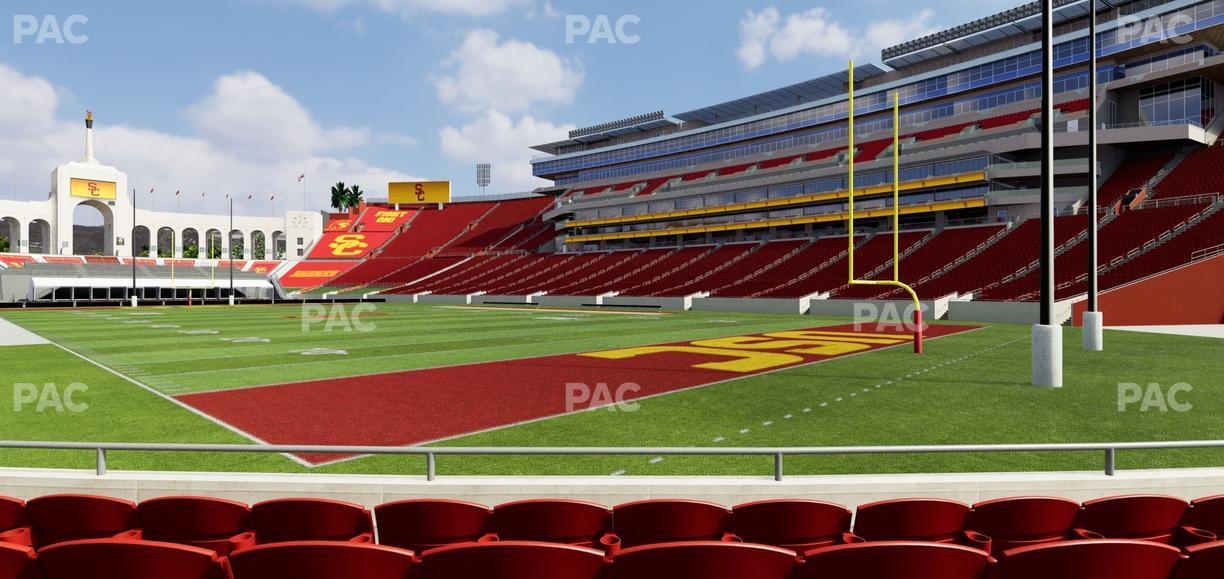 Los Angeles Memorial Coliseum - Section 117 Seat View