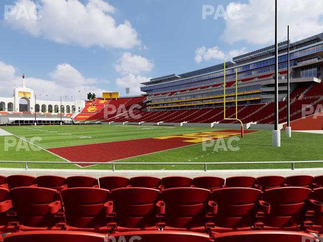 Los Angeles Memorial Coliseum - Section 117 Seat View