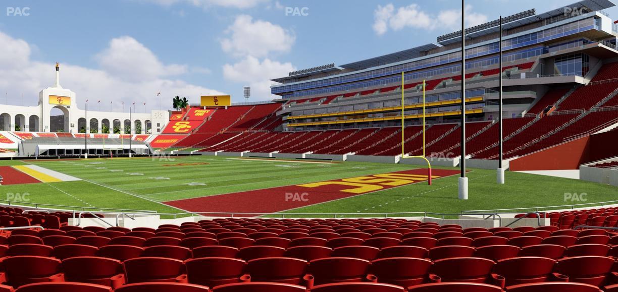 Los Angeles Memorial Coliseum - Section 117 Seat View