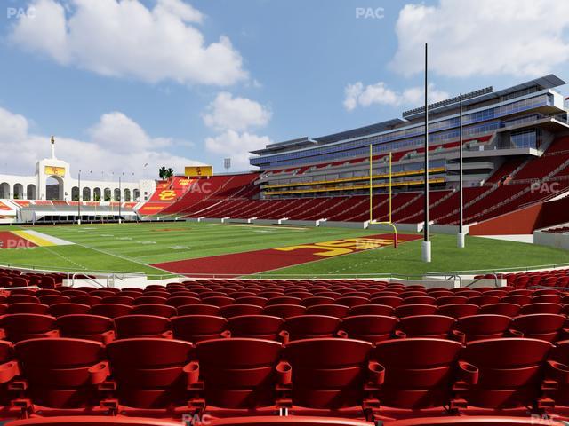 Los Angeles Memorial Coliseum - Section 117 Seat View