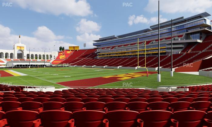 Los Angeles Memorial Coliseum - Section 117 Seat View