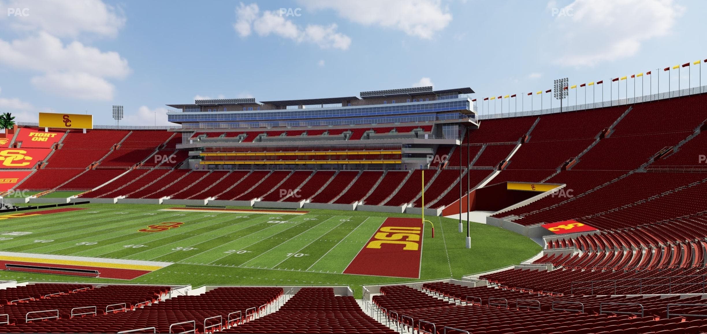Los Angeles Memorial Coliseum - Section 119 A Seat View