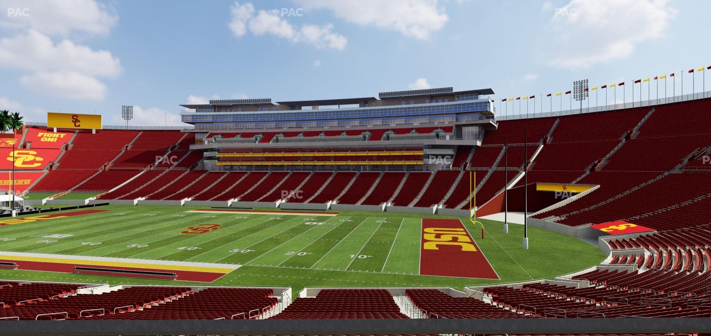 Los Angeles Memorial Coliseum - Section 119 B Seat View
