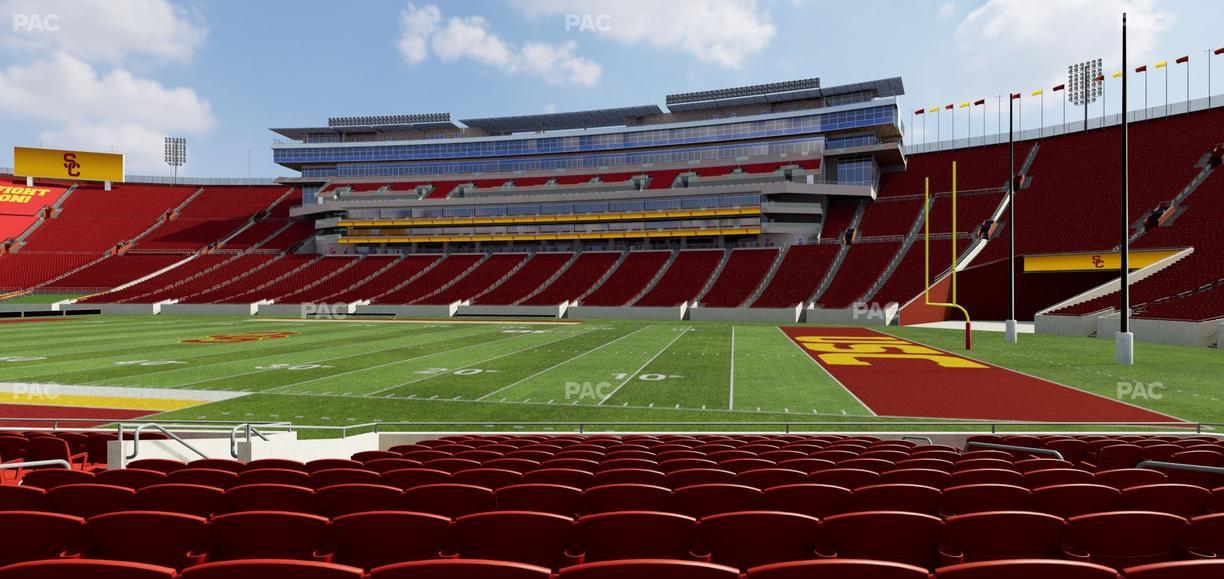 Los Angeles Memorial Coliseum - Section 119 B Seat View