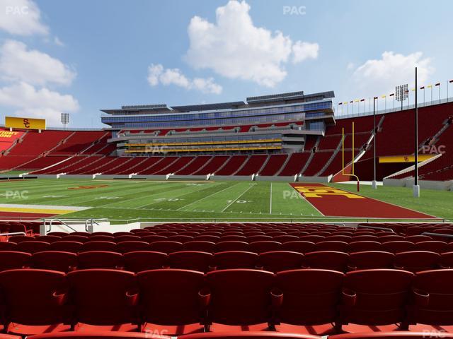 Los Angeles Memorial Coliseum - Section 119 B Seat View
