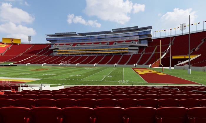 Los Angeles Memorial Coliseum - Section 119 B Seat View