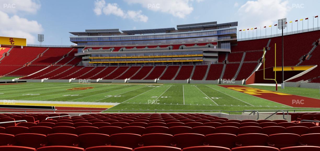 Los Angeles Memorial Coliseum - Section 120 A Seat View