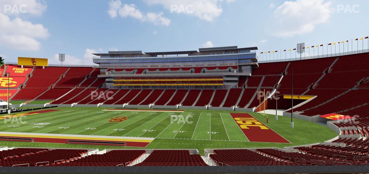 Los Angeles Memorial Coliseum - Section 120 A Seat View