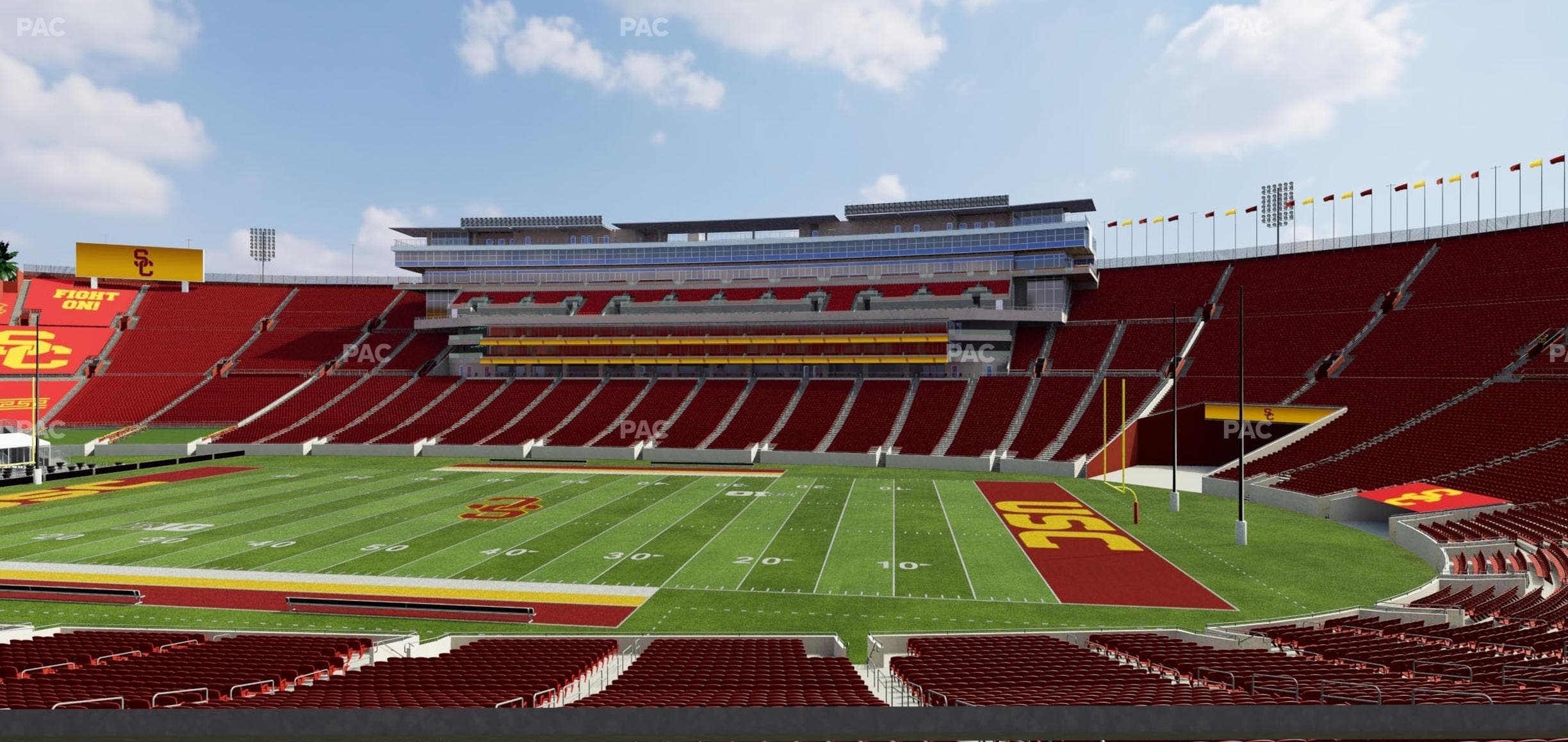 Los Angeles Memorial Coliseum - Section 120 A Seat View