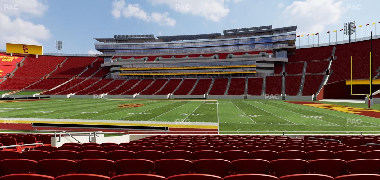 Los Angeles Memorial Coliseum - Section 120 B Seat View