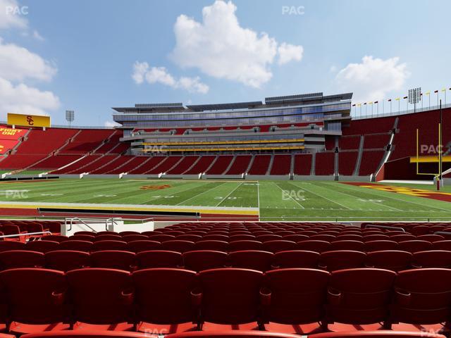 Los Angeles Memorial Coliseum - Section 120 B Seat View