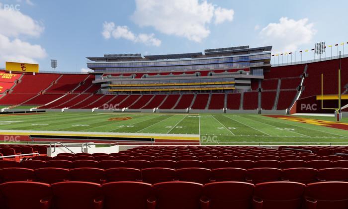 Los Angeles Memorial Coliseum - Section 120 B Seat View