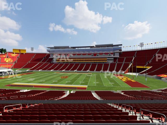 Los Angeles Memorial Coliseum - Section 120 B Seat View