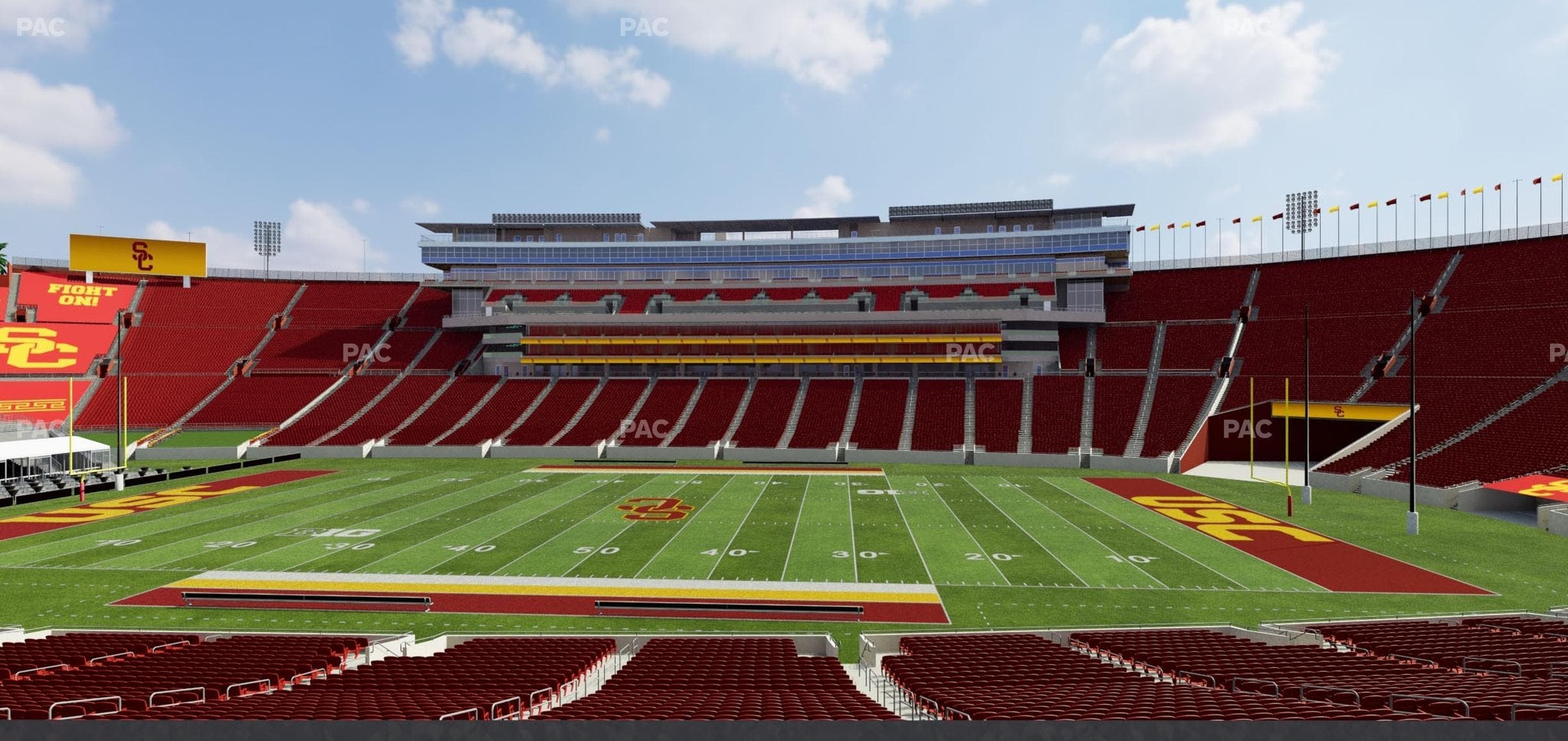 Los Angeles Memorial Coliseum - Section 121 A Seat View
