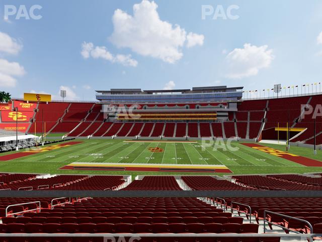 Los Angeles Memorial Coliseum - Section 121 B Seat View