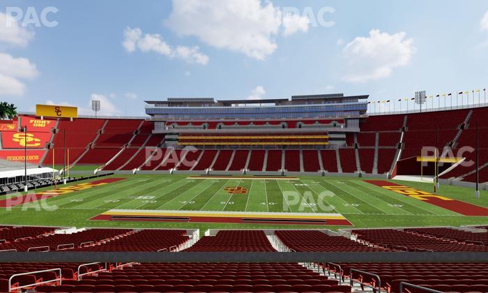 Los Angeles Memorial Coliseum - Section 121 B Seat View