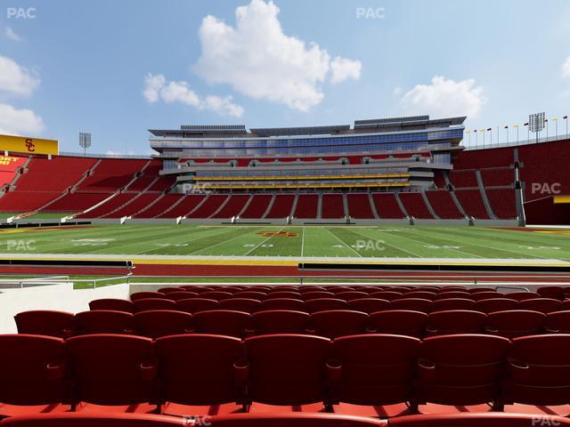 Los Angeles Memorial Coliseum - Section 121 B Seat View