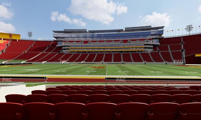 Los Angeles Memorial Coliseum - Section 121 B Seat View