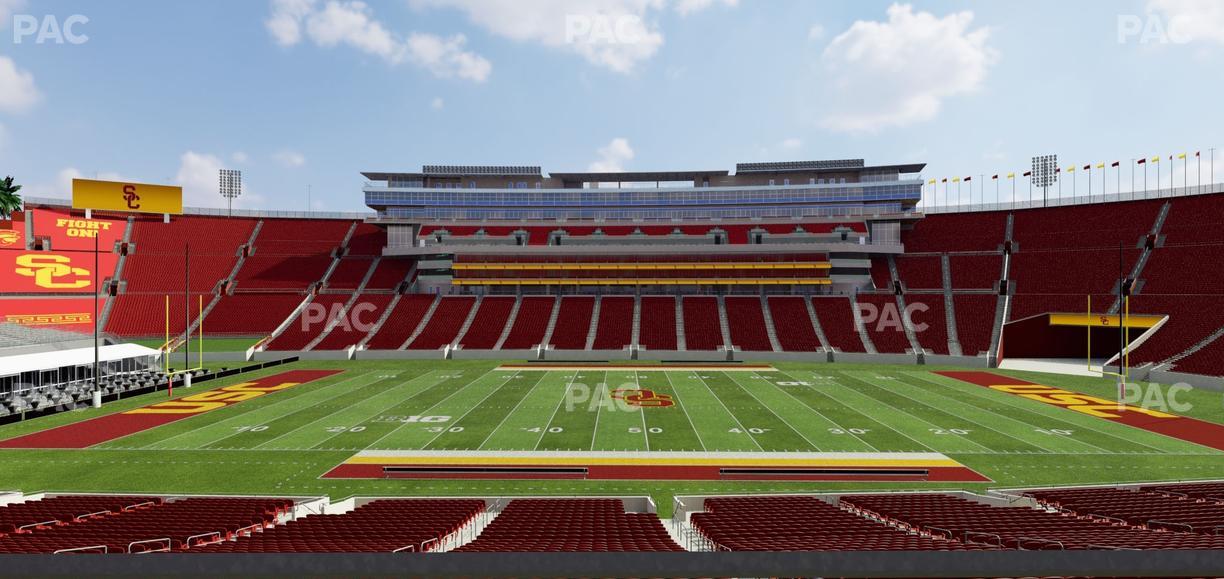 Los Angeles Memorial Coliseum - Section 122 A Seat View