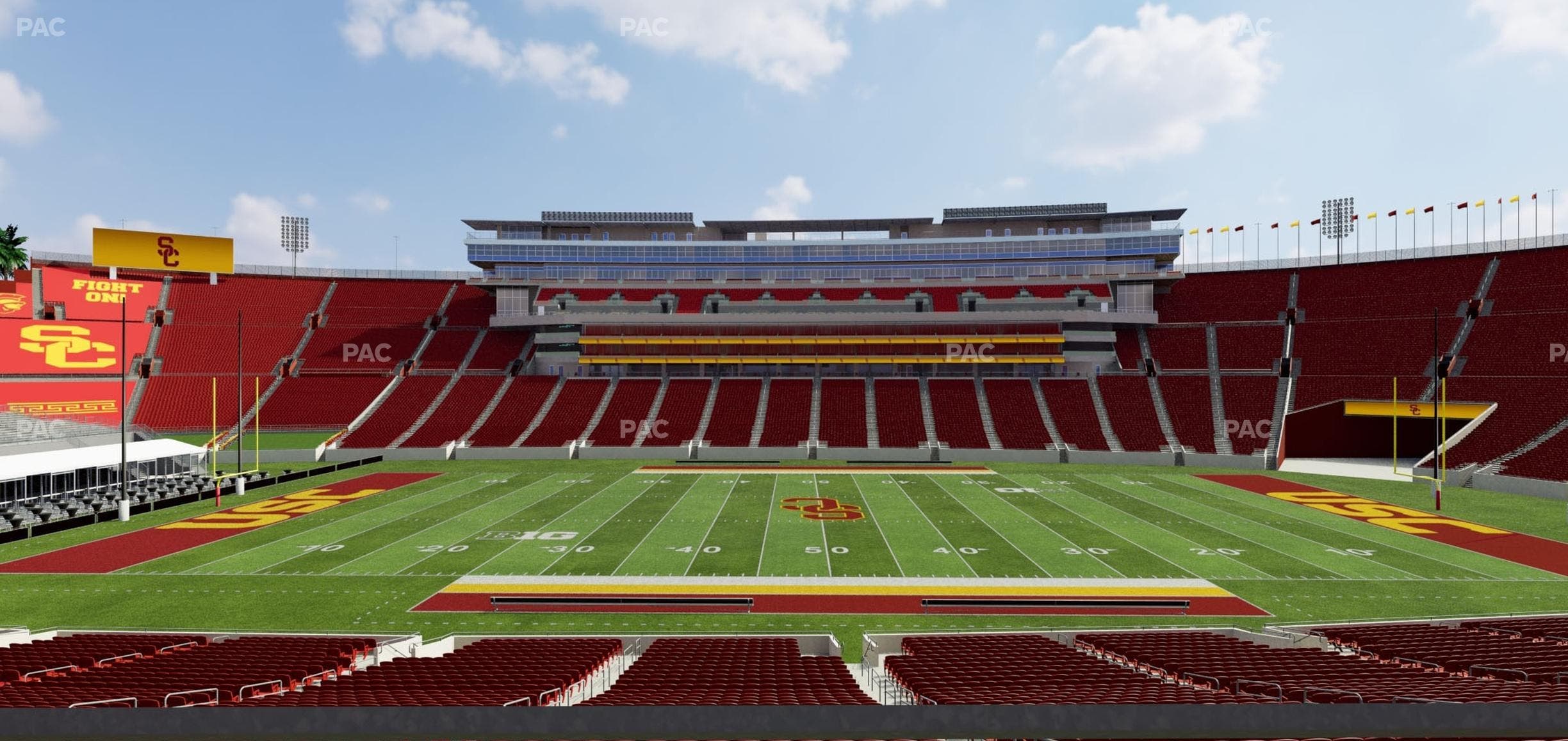 Los Angeles Memorial Coliseum - Section 122 A Seat View