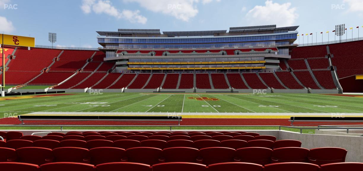 Los Angeles Memorial Coliseum - Section 122 A Seat View