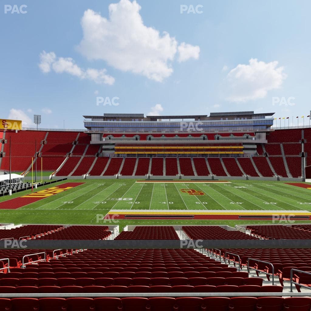 Los Angeles Memorial Coliseum - Section 122 B Seat View