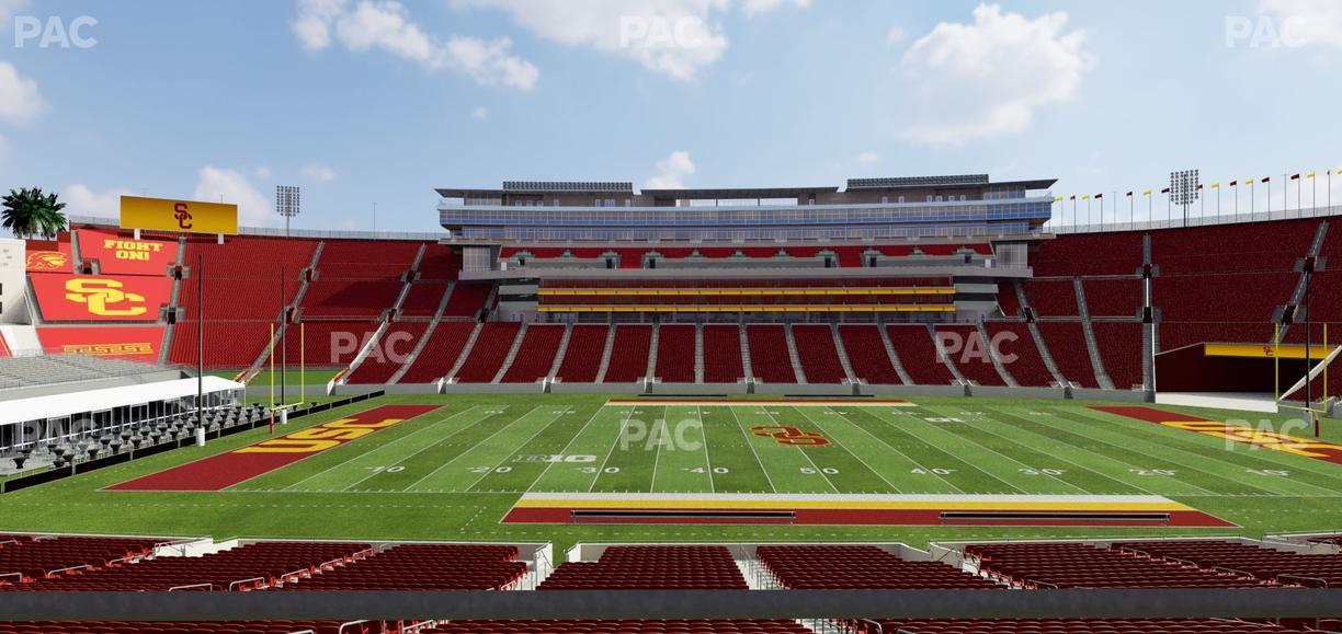 Los Angeles Memorial Coliseum - Section 122 B Seat View