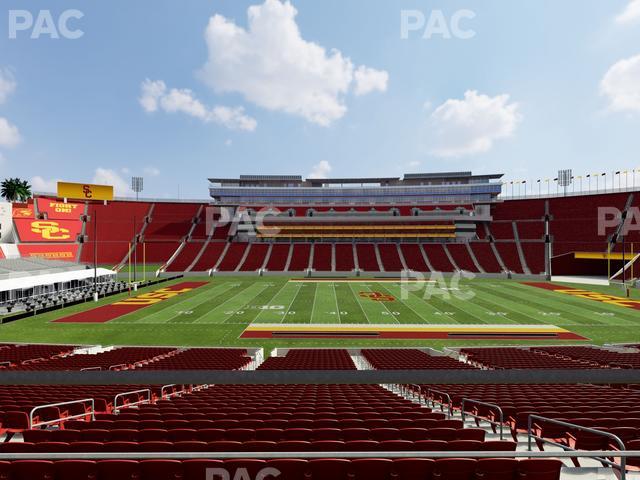 Los Angeles Memorial Coliseum - Section 122 B Seat View