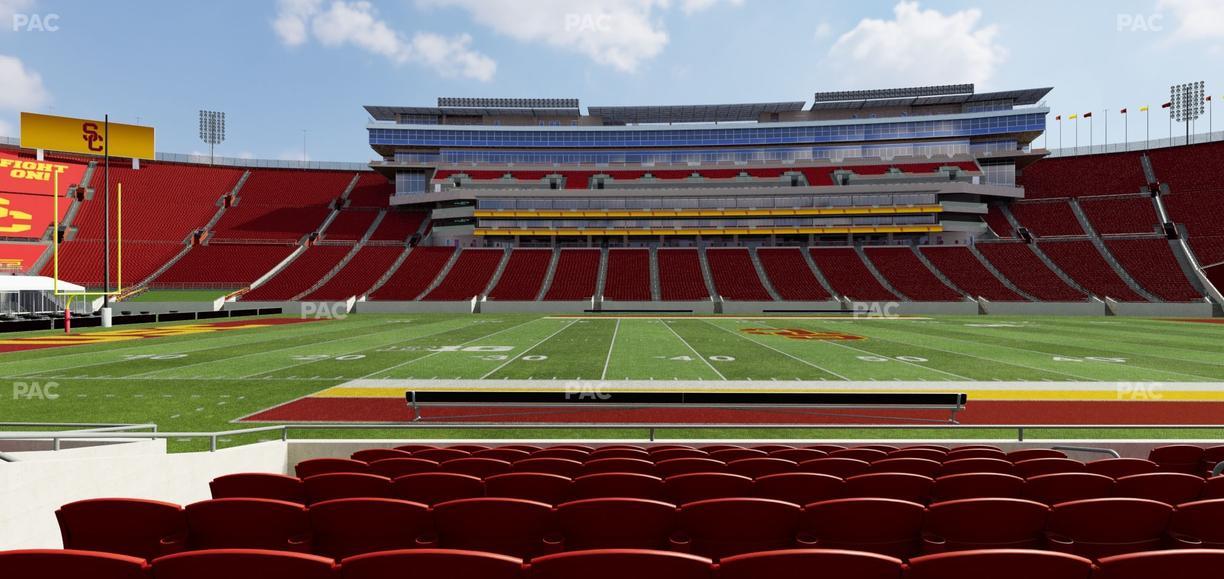 Los Angeles Memorial Coliseum - Section 122 B Seat View