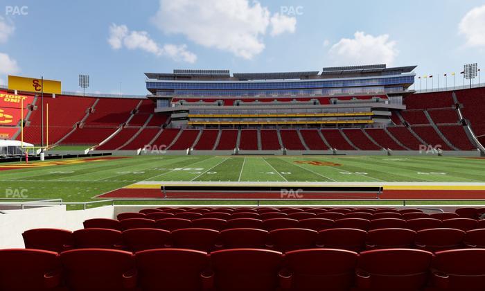 Los Angeles Memorial Coliseum - Section 122 B Seat View