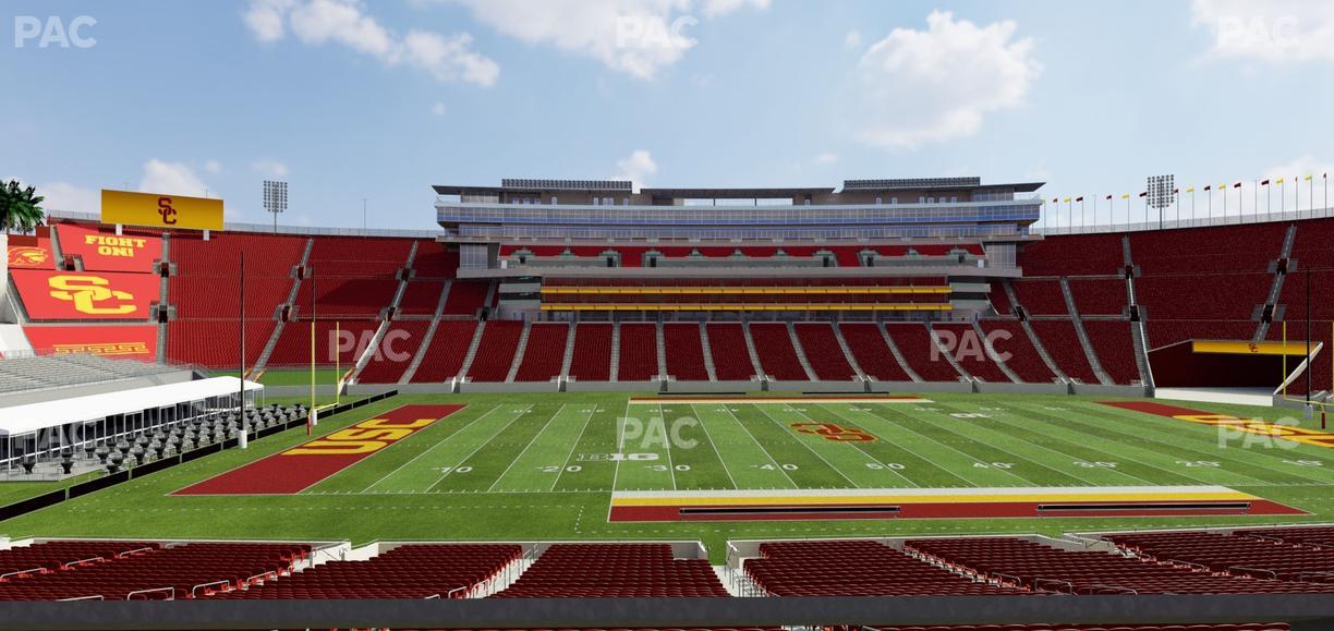 Los Angeles Memorial Coliseum - Section 123 A Seat View