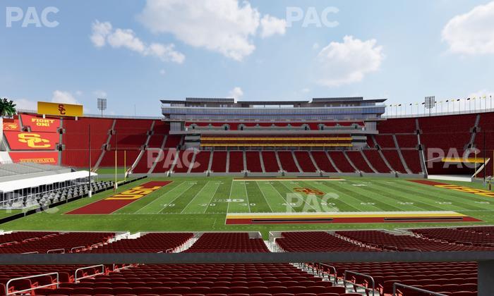 Los Angeles Memorial Coliseum - Section 123 A Seat View