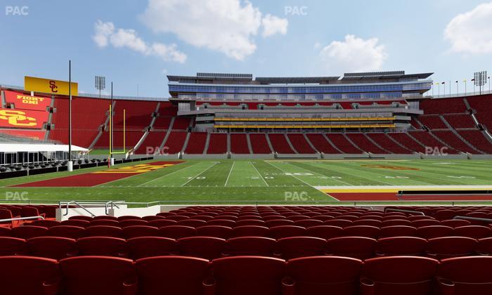 Los Angeles Memorial Coliseum - Section 123 B Seat View