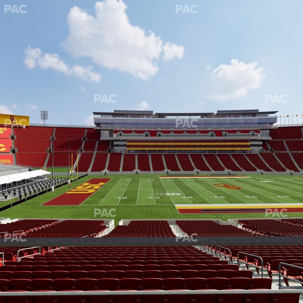 Los Angeles Memorial Coliseum - Section 123 B Seat View