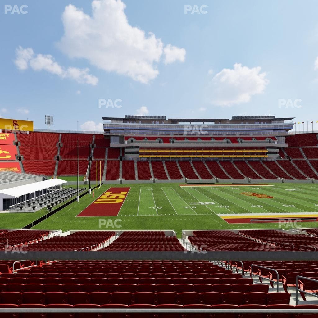 Los Angeles Memorial Coliseum - Section 124 A Seat View