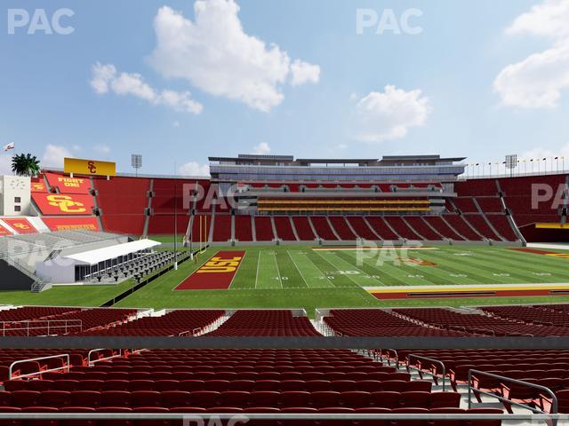 Los Angeles Memorial Coliseum - Section 124 A Seat View