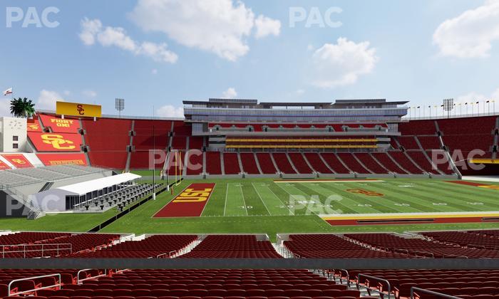 Los Angeles Memorial Coliseum - Section 124 A Seat View