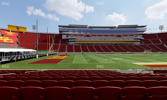 Los Angeles Memorial Coliseum - Section 124 A Seat View