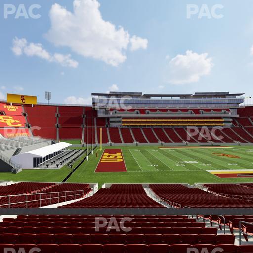 Los Angeles Memorial Coliseum - Section 124 B Seat View